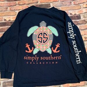 Vintage Simply Southern long sleeve tee size Medium